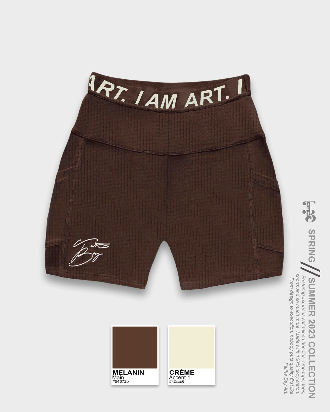 Melanin Satin-Lined Cropped Zip-Up Hoodie & Biker Shorts Set