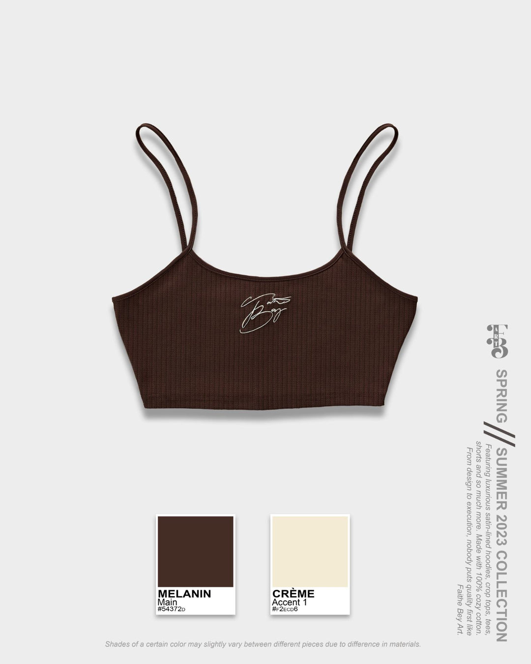 Melanin Crop Top & Biker Shorts Set