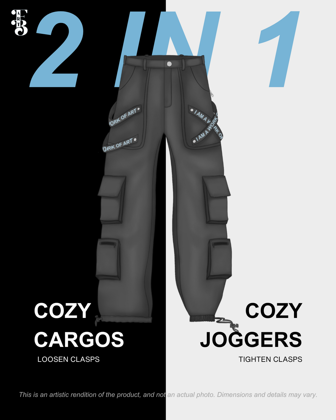 Storm Satin-Lined Zip-Up Hoodie & Cozy Cargos Set