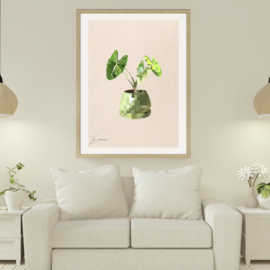Plant Pixel Wall Art