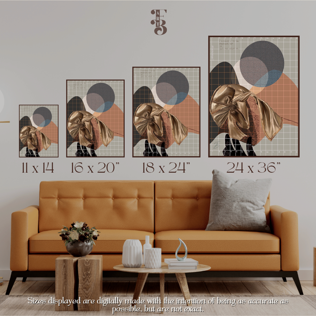 Scenic Route (Gold) Wall Art