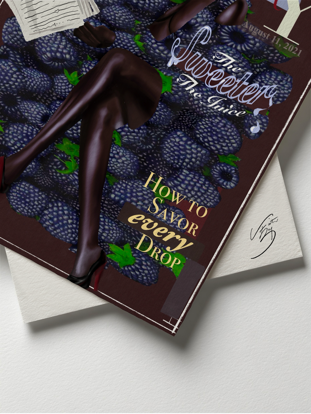 The Blacker The Berry Canvas Print, Winter Vault 2026