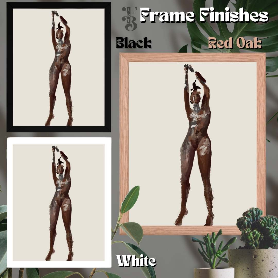 The Blacker The Berry (Nude) Wall Art